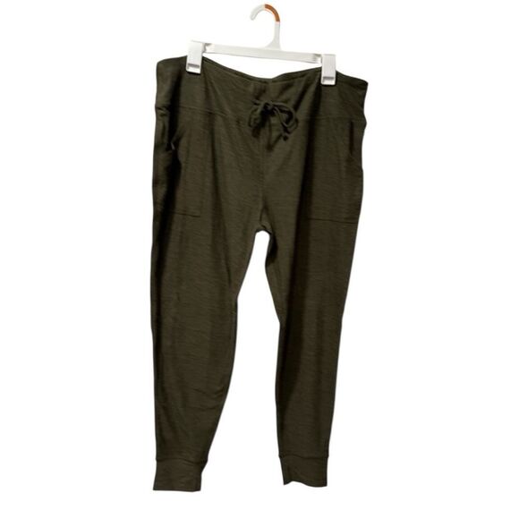 Grace & Lace Olive Green Pants - Picture 1 of 7